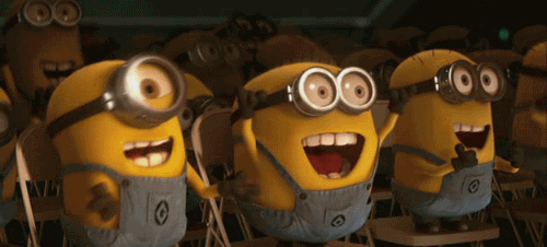 minions celebrate